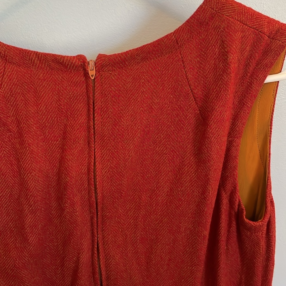 Vintage Pendleton 100% Wool Lined Deep V Neck Mid… - image 4